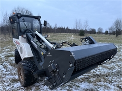 Мульчирующая косилка на мини погрузчик Taian 10704