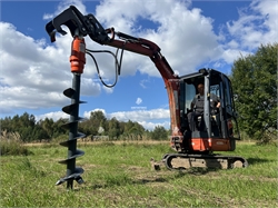 Гидробур 2000 Hm на мини-экскаватор Kubota 10729