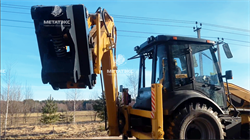 Быстросъемное устройство (БСУ) механическое на экскаватор-погрузчик Gehl 10737